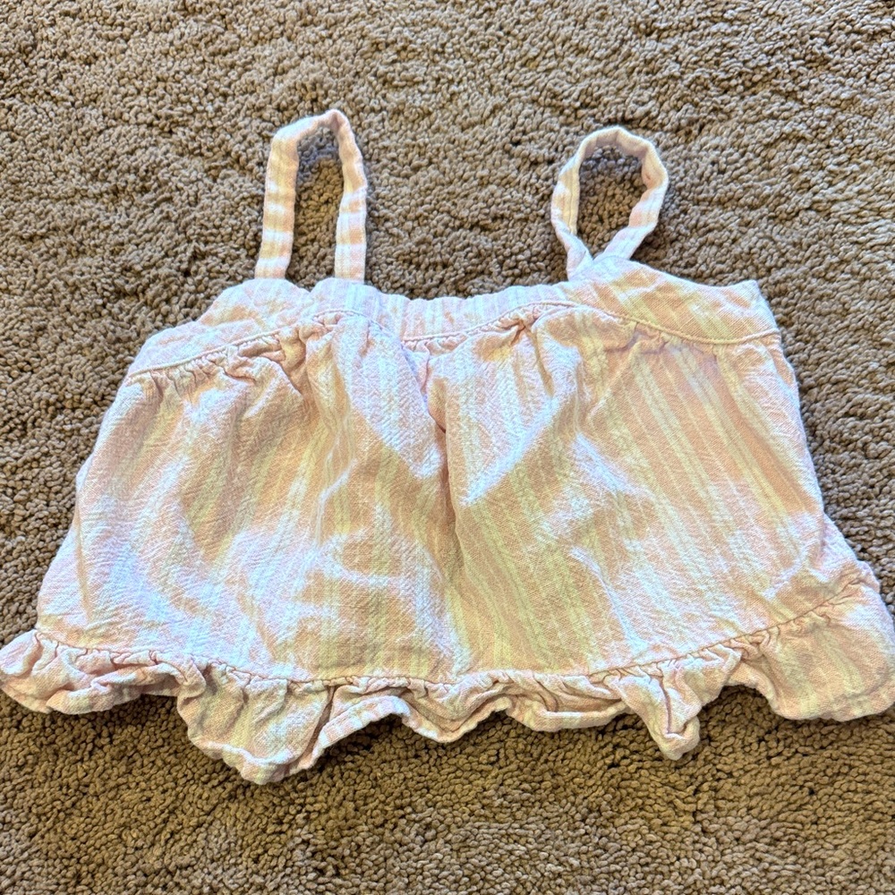 Linen Rayon blend Nordstrom top and bottom size 3